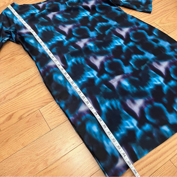 Erdem Abstract Print Silk Shift Dress - Picture 8 of 11